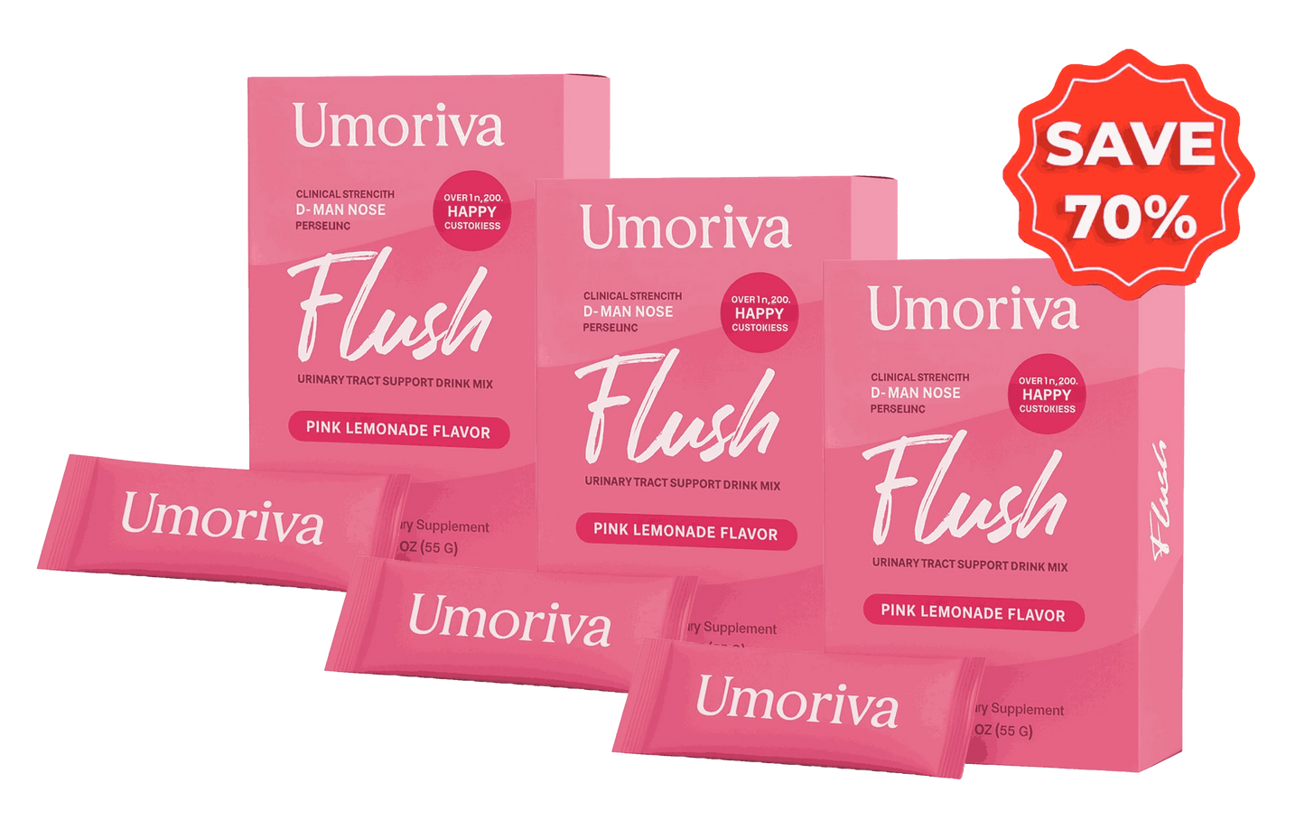3x Umoriva Flush